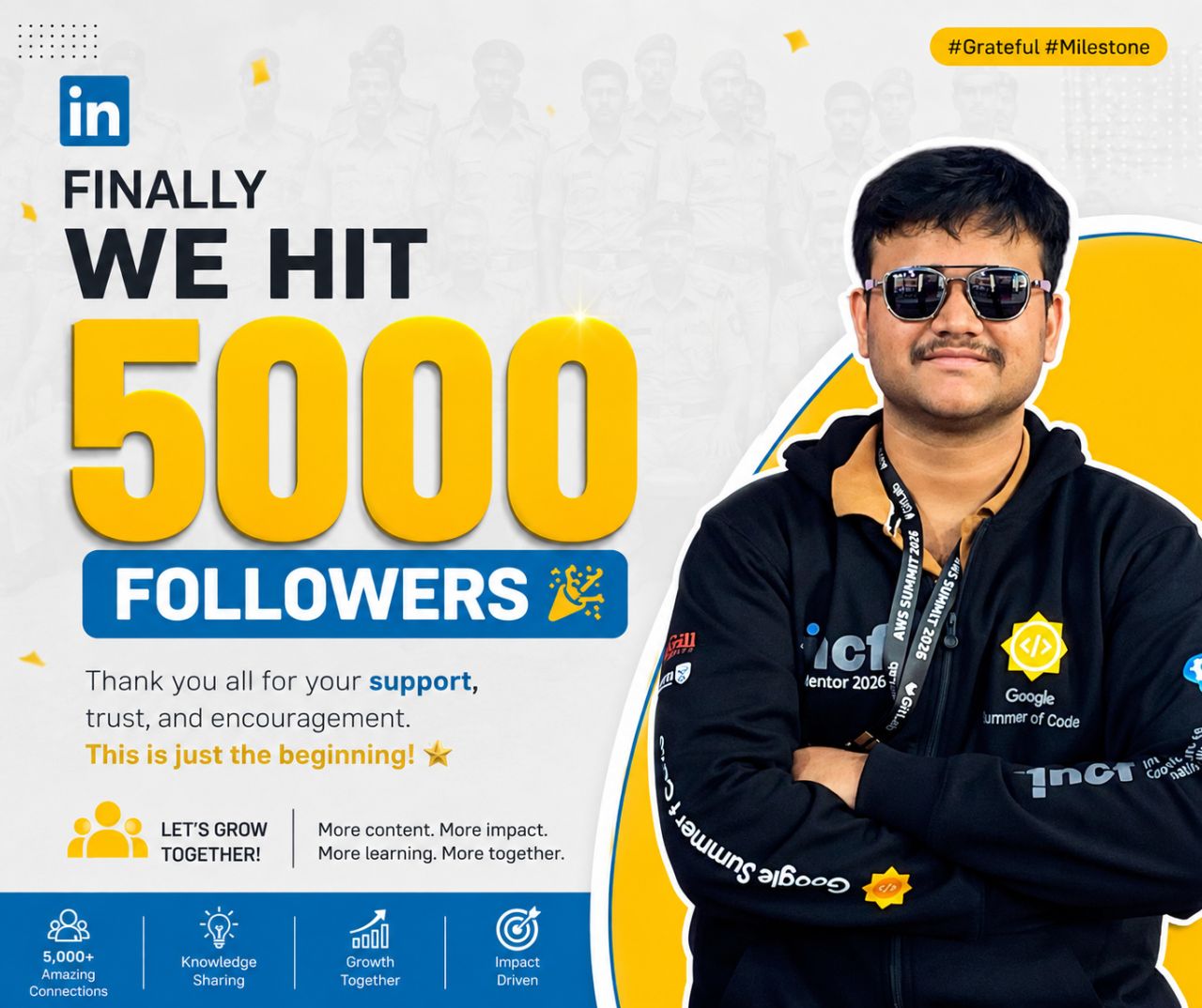 5,000 LinkedIn Followers